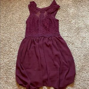 Maroon dress